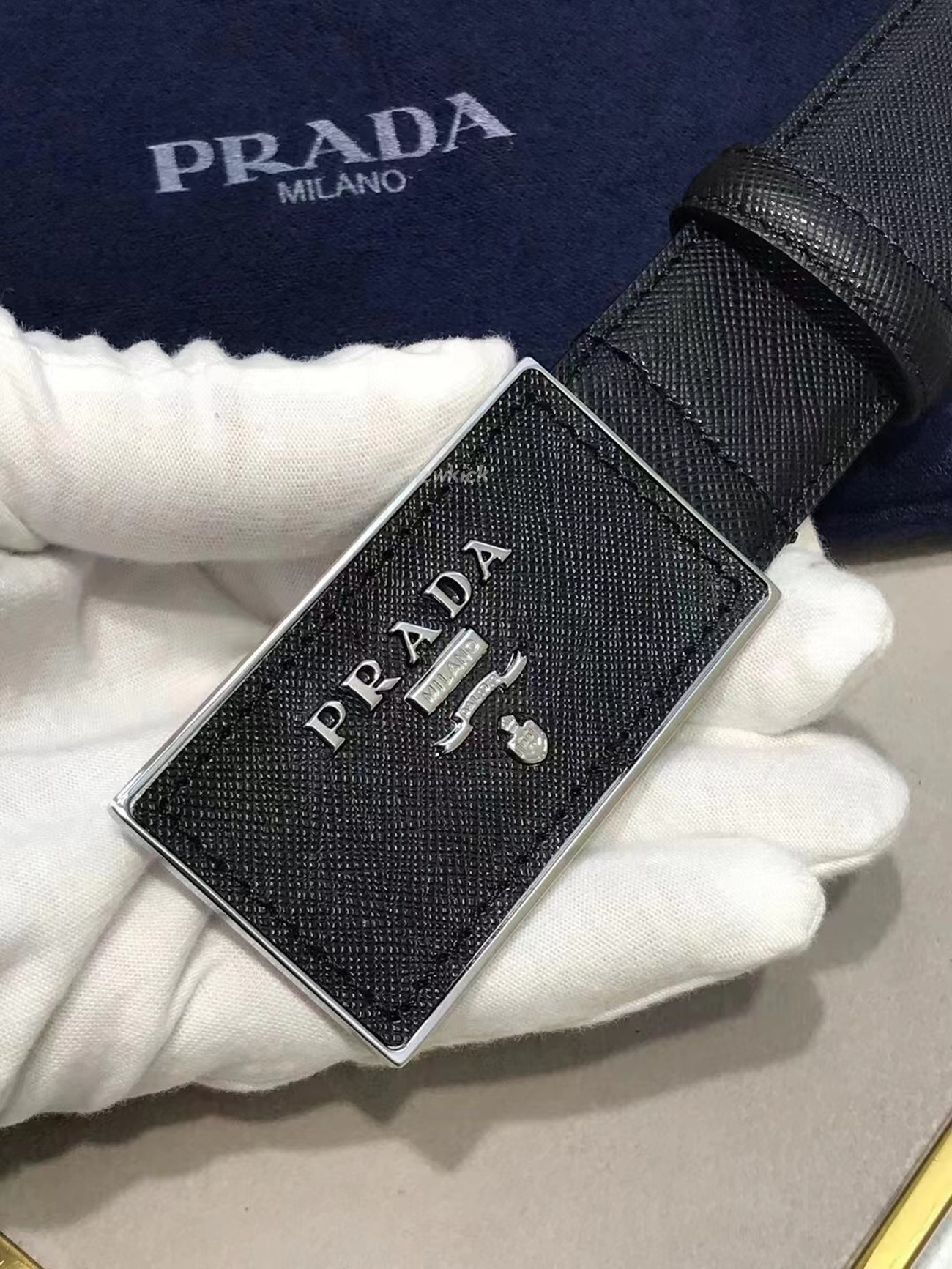 Prada Square Buckle Belt (9) - newkick.vip